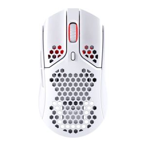 Mouse Gamer HyperX Pulsefire Haste, Wireless, RGB, 16000DPI, 6 Botoes, Branco, 4P5D8AA