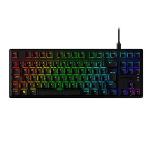 Teclado Mecanico Gamer HyperX Alloy Origins, RGB, ABNT2, Switch Red, Preto, 639N7AA-AC4