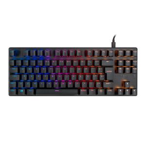 Teclado Mecanico Gamer HyperX Alloy Origins, RGB, ABNT2, Switch Red, Preto, 639N7AA-AC4