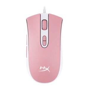 Mouse Gamer HyperX Pulsefire Core, RGB, 6200DPI, 7 Botoes, Rosa e Branco, 639P1AA