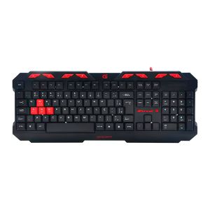 Teclado Gamer Fortrek Spider GK-706, ABNT2, Preto e Vermelho, 68730-GK-706