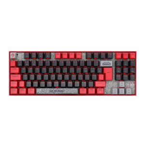 Teclado Mecanico Gamer Redragon World of Warcraft Horda, Led Vermelho, Switch Blizzard, 6975763141694