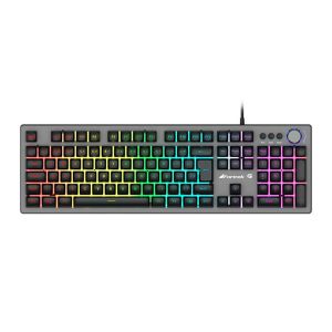 Teclado Gamer Fortrek Holt Rainbow Grafite, 70550