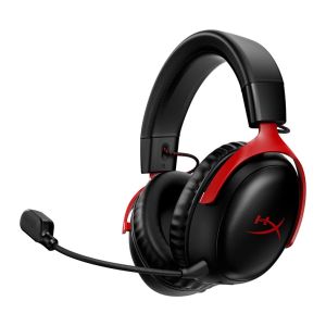Headset Gamer HyperX Cloud III Wireless, Drivers 53mm, Preto e Vermelho, 77Z46AA