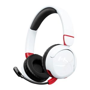 OPENBOX Headset Gamer HyperX Cloud Mini, Bluetooth, Drivers 30mm, Branco/Preto/Vermelho, 7G8F2AA