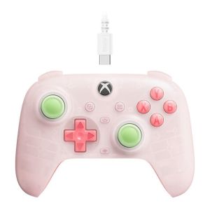 Controle 8BitDo Ultimate Mini, RGB, Para Xbox, Translucent Pink, 82CC02D