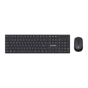 Kit Teclado e Mouse Fortrek CW11, ABNT2, 1600DPI, Wireless, Preto, 84458