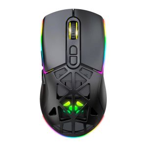 Mouse Gamer Fortrek Striker Air, RGB, 16000DPI, 9 Botoes, Tri-Mode, Preto, 85977 Mouse Gamer Fortrek Striker Air, RGB, 16000DPI, 9 Botoes, Tri-Mode, Preto, 85977