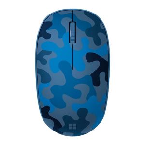 Mouse Microsoft Bluetooth, 3 Botoes, Azul Camuflado, 8KX-00002