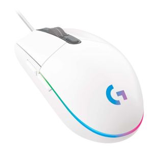 Mouse Gamer Logitech G203 RGB 8000Dpi 6 Botoes Branco, 910-005794