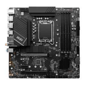 Placa Mae MSI PRO B760M-A WIFI DDR4, Socket LGA 1700, Chipset Intel B760, 911-7D99-003