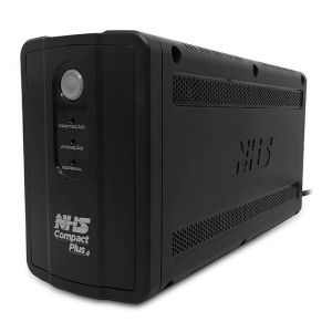 Nobreak NHS Compact Plus 4 Senoidal, 1000VA/600W, Entrada Bivolt, Saida 120V, Preto, 91.A0.A01000