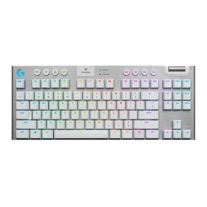 Teclado Mecanico Logitech G915 TKL Tactile RGB Branco, 920-009660