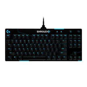 Teclado Mecanico Gamer Logitech G Pro X Shroud Edition, RGB, Switch Red, Preto, 920-009846