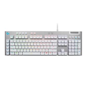 Teclado Mecanico Gamer Logitech G815, RGB, Switch Marrom, Branco, 920-011354