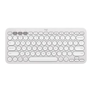 Teclado Logitech Pebble Keys 2 K380S, Bluetooth, Branco, 920-011790