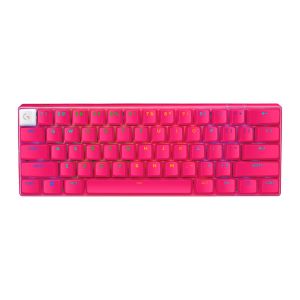 Teclado Mecanico Logitech G Pro X Lightspeed, RGB, 60%, Switch Optico GX Tactile, Tri-Mode, Magenta, 920-011940 Teclado Mecanico Logitech G Pro X Lightspeed, RGB, 60%, Switch Optico GX Tactile, Tri-Mode, Magenta, 920-011940