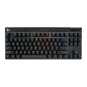 Teclado Mecanico Logitech G Pro X Tkl Lightspeed, RGB, Switch Marrom, Wireless, Preto, 920-012127