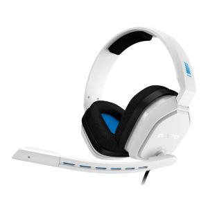 Headset Gamer Astro A10 PS4 Branco/Azul, 939-001853