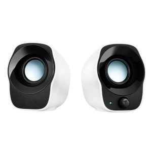 Caixa de Som Logitech Z120 Stereo USB Branco/Preto, 980-000573