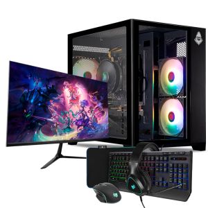PC Gamer Completo Pichau Atena IV, Intel i5-10400F, GeForce RTX 2060 Super 8GB, 16GB DDR4, SSD M.2 480GB + Monitor + Kit Periféricos