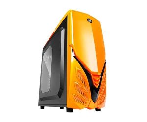 Gabinete Raidmax Viper II USB 3.0 Frontal Preto/Laranja, A07WBO