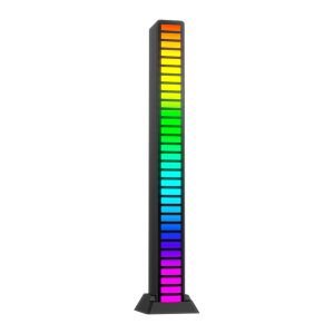 Barra de luzes de nivel para Musica Acegeek Light, RGB, Black, AG-LIGHT-BK