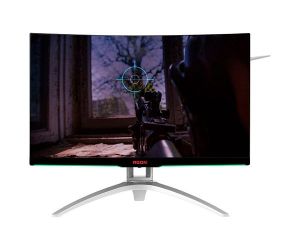 Monitor Gamer AOC Agon 27" Curvo LED 4ms 144Hz WQHD FreeSync VGA/HDMI/DP, AG272QCX