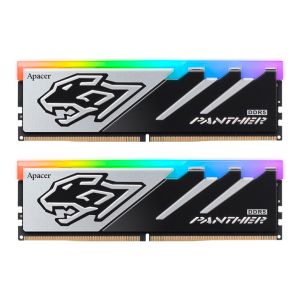 【Anpanchi】 Memoria Apacer Panther, 32GB (2x16GB), DDR5, 5200MHz, C40, Preto e
