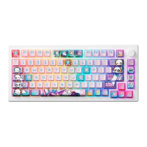 Teclado Mecanico Gamer Akko MOD 007 PC 7 Aniversario, RGB, Bluetooth, Switch Yellow Magnetic, AKKO-007PC-ANIVERSARIO