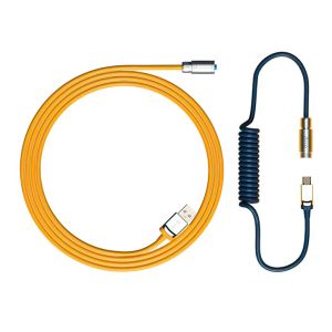 Cabo Para Teclado Akko, USB-A/USB-C, 1.5m, Macaw, AKKO-MACAW