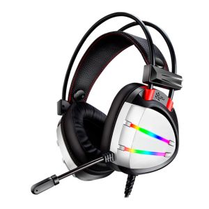 Headset Gamer K-MEX AR70, Led, Drivers 50mm, Preto e Prata, AR7002SU71PRB0X