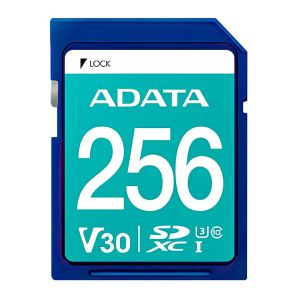 Cartao de Memoria Adata V30S, 256GB, SDXC, ASDX256GUI3V30S-R