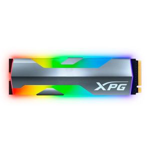 SSD Adata XPG Spectrix S20G, 1TB, M.2 2280, PCIe NVMe 1.3, Leitura 2500MB/s, Gravacao 1800MB/s, RGB, ASPECTRIXS20G-1T-C