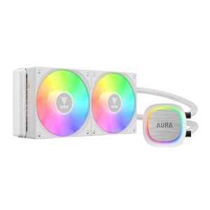 Water Cooler Gamdias Aura GL240 V2, ARGB, 240mm, Branco, AURA-GL240-V2WH