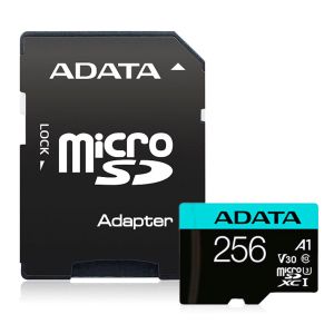 Cartao de Memoria Adata Premier Pro, 256GB, Micro SDXC + Adaptador