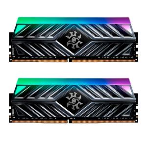 Memoria Adata XPG Spectrix D41 TUF, RGB, 16GB (2x8GB), DDR4, 3200Mhz, C16, Cinza, AX4U32008G16A-DB41