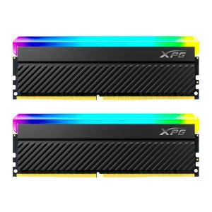 Memoria Adata XPG Spectrix D45G, RGB, 16GB (2x8GB), DDR4, 3200Mhz, C16, Preta, AX4U32008G16A-DCBKD45G