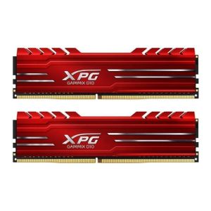 Memoria Adata XPG Gammix D10, 16GB (2x8GB), DDR4, 3200Mhz, C16, Vermelha, AX4U32008G16A-DR10
