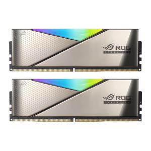 Memoria Adata XPG Lancer ROG Certified, RGB, 32GB (2x16GB), DDR5, 6600MHz, C32, Prata, AX5U6600C3216G-DCLARROG