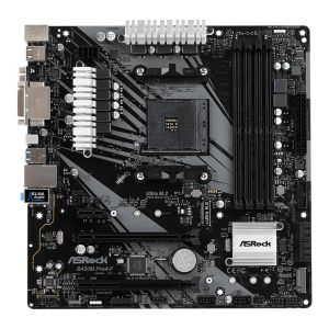 Placa Mae AsRock B450M PRO4-F DDR4 Socket AM4 Chipset AMD B450