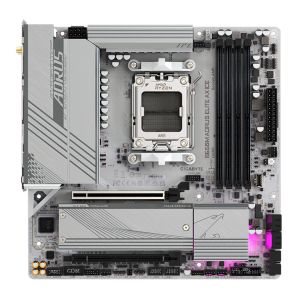Placa Mae Gigabyte B650M Aorus Elite AX Ice, WiFi, DDR5, Socket AMD AM5, M-ATX, Chipset AMD B650, B650M-AORUS-ELITE-AX-ICE