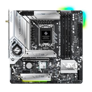 Placa Mae AsRock B760M Steel Legend WiFi, DDR5, LGA 1700, M-ATX, Chipset Intel B760, B760M-STEEL-LEGEND-WIFI
