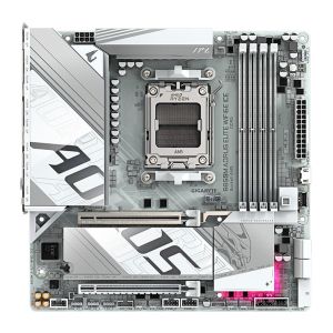 Placa Mae Gigabyte B850M Aorus Elite WIFI6E Ice, DDR5, Socket AMD AM5, M-ATX, Chipset AMD B850, B850M-A-ELITE-WIFI6E-ICE