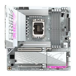 Placa Mae Gigabyte B860M Aorus Elite WIFI6E Ice, DDR5, LGA1851, M-ATX, Chipset Intel B860, B860M-A-ELITE-WIFI6E-ICE