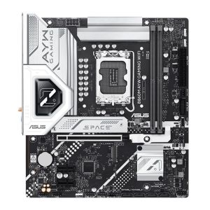 Placa Mae Asus B860M AYW Gaming WiFi, DDR5, LGA1851, M-ATX, Chipset Intel B860, B860M-AYW-GAMING-WIFI