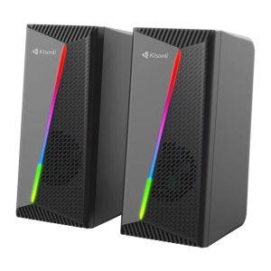 PRE VENDA - Caixa de Som Kisonli Bassflow X30, 6W, P2/USB, Preta, RGB, BSF-X30-BK PRE VENDA - Caixa de Som Kisonli Bassflow X30, 6W, P2/USB, Preta, RGB, BSF-X30-BK