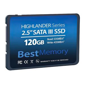 SSD Best Memory Highlander, 120GB, 2.5, Sata III 6GB/s, Leitura 535MB/s, Gravacao 435MB/s, BTSDA-120G-535