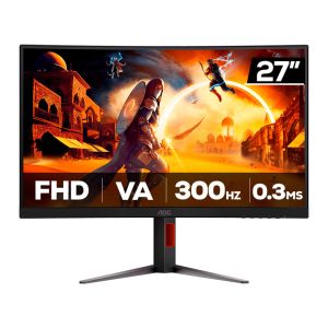 Monitor Gamer AOC Agon G4Z 27, 27 Pol, VA, Curvo, FHD, 0.3ms, 300Hz, FreeSync Premium, HDMI/DP, C27G4Z Monitor Gamer AOC Agon G4Z 27, 27 Pol, VA, Curvo, FHD, 0.3ms, 300Hz, FreeSync Premium, HDMI/DP, C27G4Z