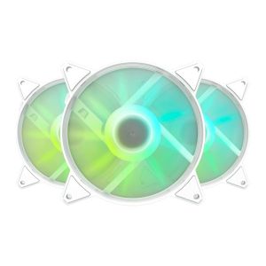 Kit Ventoinhas Aigo Darkflash C6, RGB, 3x120mm, Branco, C6-3IN1-WH